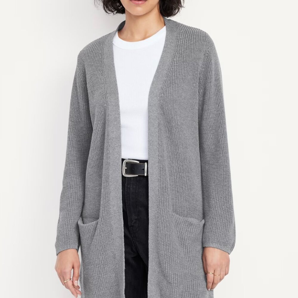 Old Navy Women's Longline Open-Front Sweater XL